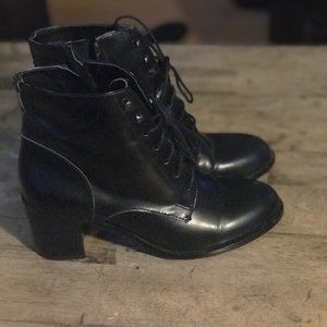 Sam Edelman Lace Up Booties - Size 7, barely worn.